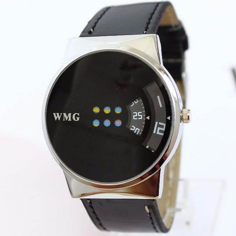 Đồng hồ unisex dây da tổng hợp WMG WMG001-1