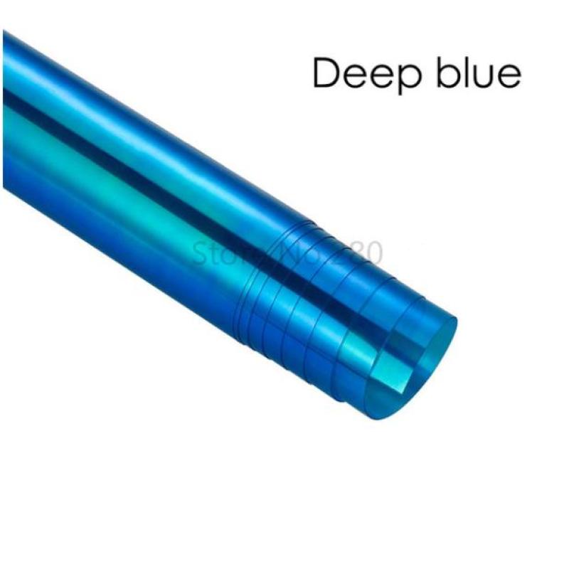 (Dương Đậm Xà Cừ - 30x100cm) Phim dán chóa đèn xe giúp thay đổi màu sắc