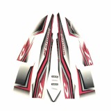 Trọn bộ Tem xe  Sirius RC màu Đỏ xám G40