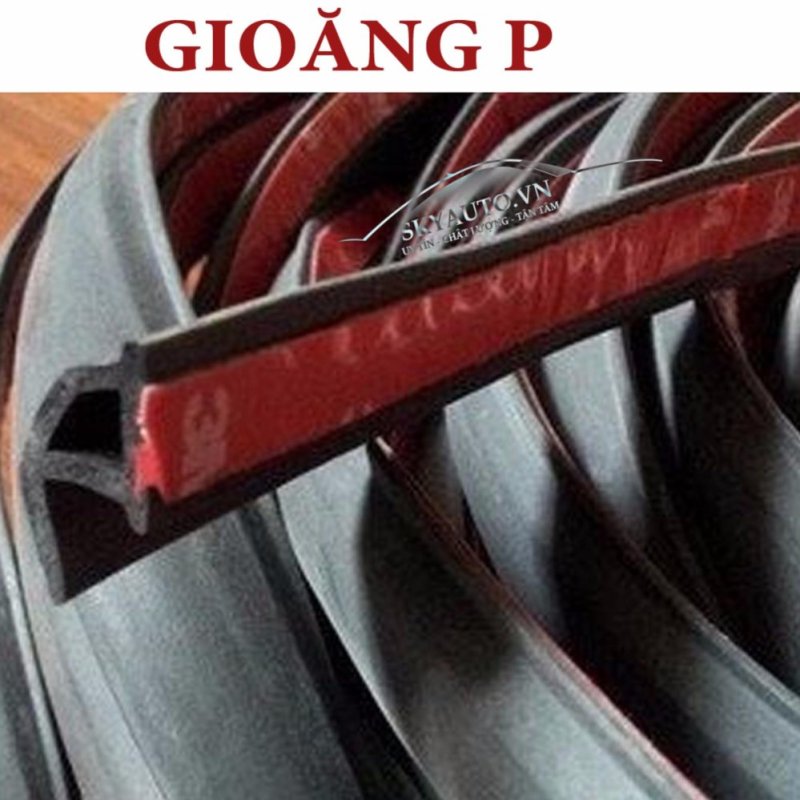 Gioăng P chống bụi, chống ồn, chống thoát khí điều hòa cho xe hơi (2 mét)