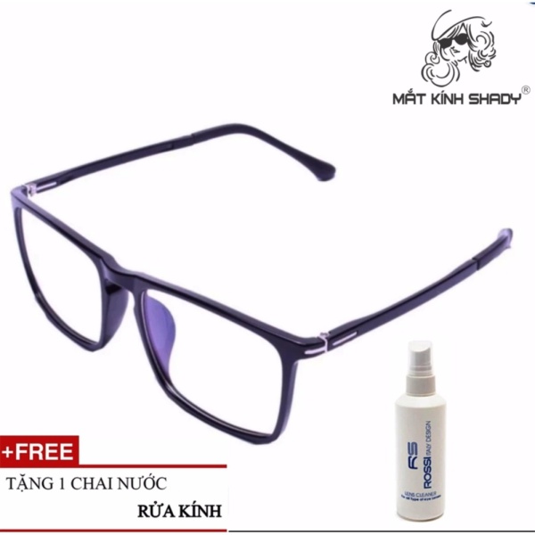 Giá bán Gọng kính siêu dẻo Shady G412 (Đen Nhám) + Tặng 1 chai nước rửa kính ROSSI Italy Design