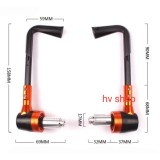 Gu tay thang xe may bộ 2 Gù bảo vệ tay thắng xe máy cho mọi loại xe ( CAM )