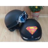 [HCM]Hàng công ty : Compo Mũ phượt Superman + Kính Phi công