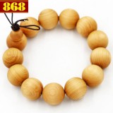 Hạt chuỗi đeo tay Gỗ Hoàng đàn 18 ly