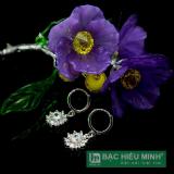 Hoa tai bạc ý Bạc Hiểu Minh Ht130