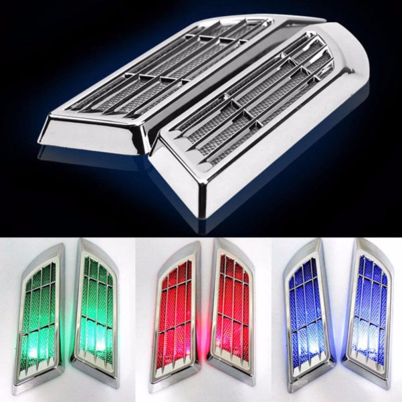 Hốc gió có đèn LED năng lượng mặt trời cho xe ô tô