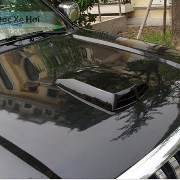 Hốc gió nắp trang trí nắp capo cho xe ô tô  (Đen)