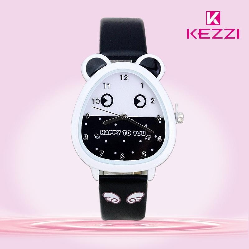 ĐỒNG HỒ NỮ KEZZI 734 Họa Tiết Hoạt Hình Dễ Thương Thạch Anh Trẻ Em-quốc tế bán chạy