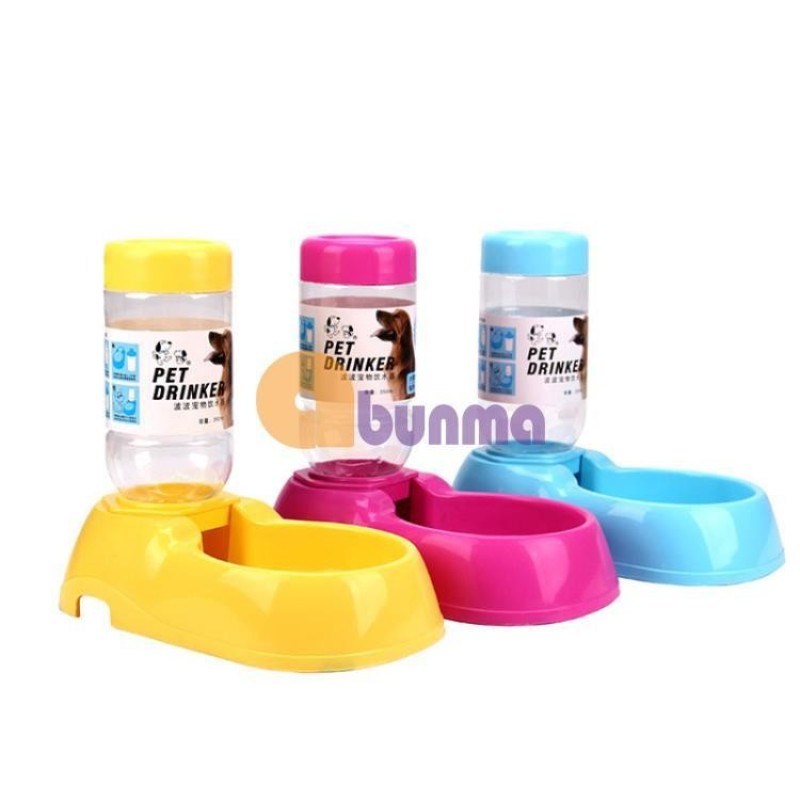 Khay uống bán tự động mini cho Pet (Chó, mèo) MPD-10, Khay nước cho chó mèo - Xanh