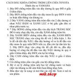 Khóa chống trộm xe máy TOYOTA (Tư Vấn Lắp Đặt)