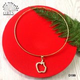 Kiềng cổ xi vàng cao cấp Orin D199