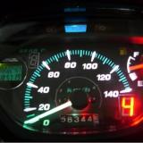 Kim đèn Led gắn đồng hồ xe máy ,moto (màu trắng)
