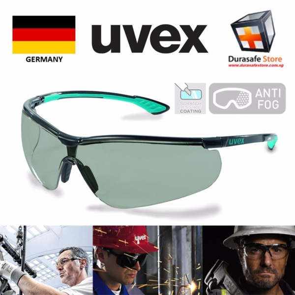 Giá bán Kính bảo hộ dáng thể thao UVEX 9193277 Sportstyle Safety Spectacle Blue Frame Grey Supravision Extreme Len (tặng kèm hộp đựng kính)