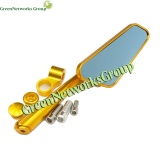 Kính chiếu hậu gắn bên trái cho xe máy GreenNetworks (vàng)