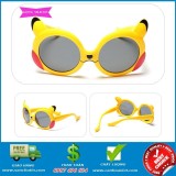 [HCM]Kính cho trẻ em kính mát cho bé Pikachu Vàng chống UV thời trang dễ thương PK18V