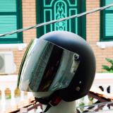 KÍNH FLAT MŨ BẢO HIỂM 3/4 TRÁNG GƯƠNG