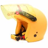 KÍNH FLAT MŨ BẢO HIỂM 3/4 VÀNG