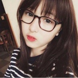 Kính gọng teen vuông 2 chấm cute