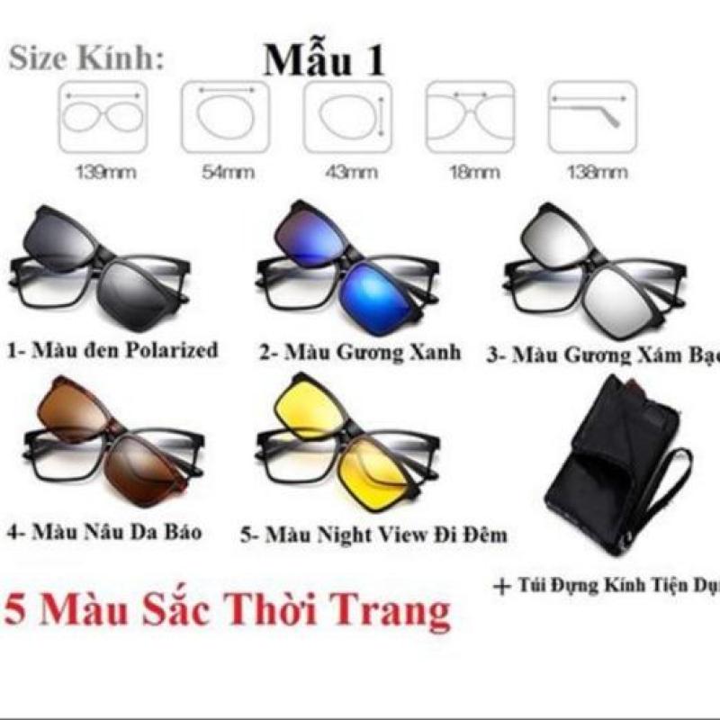 Giá bán KÍNH MẮT ĐA TRÒNG 5 IN 1 CHỐNG TIA UV KHUYẾN MẠI GIẦY TT CÁ TÍNH