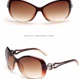 Kính Mát Nữ Thời Trang Retro + tặng Bao Da H171 (Đen)