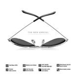 Kính mát phân cực thời trang nam VEITHDIA 3026 (pilot)