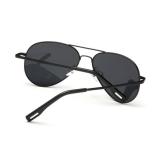 [Hcm]Fashionable Aviator-Style Sunglasses Ncb101 (Black)
