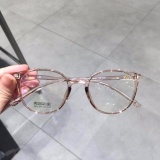 Kính Mắt tròn Gọng nhựa siêu dẻo Hàn Quốc (Hồng Trong)