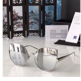 Kính râm CHOLA mắt mèo Thời trang (Bạc)