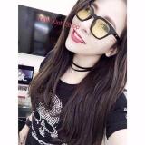 Kính thời trang, Kính râm màu vàng unisex sành điệu cho nam nữ