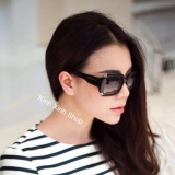 Kính râm Thời trang Unisex mắt vuông cao cấp (Đen)