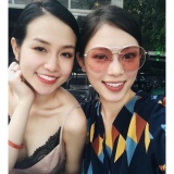 Kính râm, Kính mát Mắt tròn Jumping Jack thời trang (Hồng)