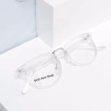 Kính Trong suốt Mắt vuông bầu HOT (TRẮNG)