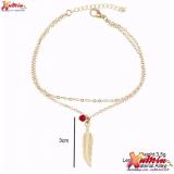 Lắc chân 2 tầng lông vũ - XM002