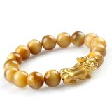 [HCM]Lắc Opal Vàng Tỳ Hưu Bạc Mạ Vàng 24K
