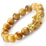 Lắc opal vàng tỳ hưu bạc mạ vàng 24k