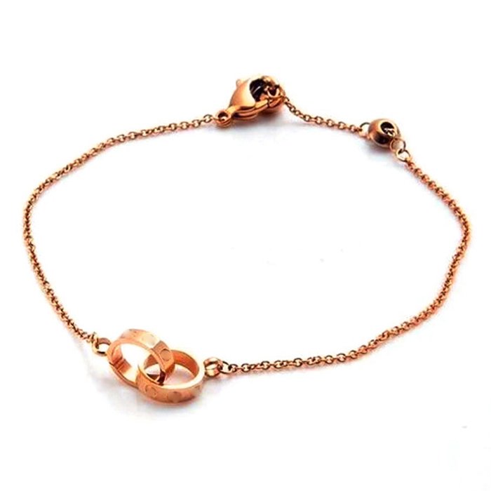 Lắc tay kiêm lắc chân titan chữ love lt08