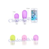 [HCM]Lọ chiết mỹ phẩm xà phồng silicon du lịch 80ml ( xanh dương)