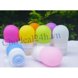 [HCM]Lọ chiết mỹ phẩm xà phồng silicon du lịch 80ml ( xanh dương)