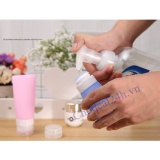 [HCM]Lọ chiết mỹ phẩm xà phồng silicon du lịch 80ml ( xanh dương)