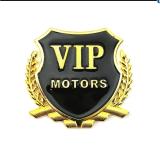 Logo VIP Motor dán xe ô tô (Vàng)