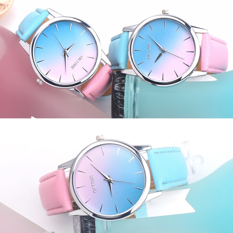 Nơi bán Cao cấp nam nữ Đồng Hồ Vòng Tay Thời Trang Đồng Hồ Relogio feminino Rainbow Nam Dây Da Đeo Tay Thạch Anh Đồng Hồ-quốc tế
