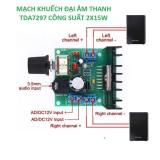 Mạch khuếch đại âm thanh TDA7297 công suất 15Wx2 - ATDTECH