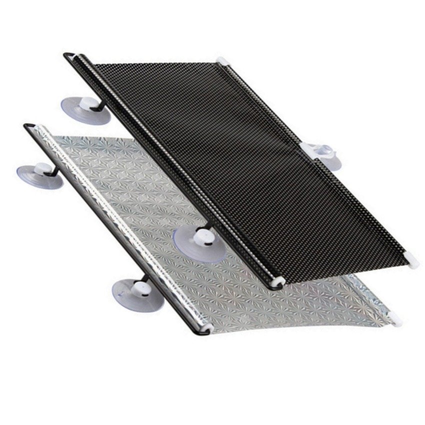 SIÊU HOT- Che nắng oto, rèm che nắng xe hơi,rèm oto,rèm chống nắng,rèm dán chống nắng cửa xe oto,Màn che chống nắng tự động có phản quang HQ Plaza 206059 (Bạc) tặng bộ 4 miếng dãn chống xước tay nắm cửa xe K239