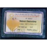 Mặt Dây Chuyền Chalcedony Canxedon Tự Nhiên Trái Tim Kiểm Định LeGaXi