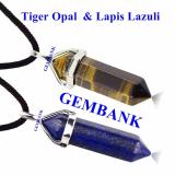 [HCM]Mặt Dây Chuyền Đá Opal Tiger Và Lapis Lazuli Tự Nhiên GEMSTONE BANK