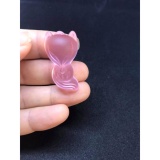 [HCM]Mặt Dây Chuyền Đá Pha Lê Hồng Hình Hồ Ly