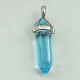 Mặt dây chuyền đá phong thủy MDC138 (Xanh nước biển)
