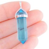 Mặt dây chuyền đá phong thủy MDC138 (Xanh nước biển)