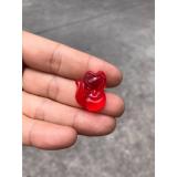 [HCM]Mặt dây chuyền đá poly đỏ hình hồ ly