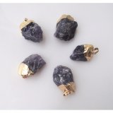 Mặt dây chuyền Đá Thạch anh tím thô tự nhiên ĐẬM ĐẸP Legaxi ATB1